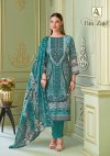 Zaid By Alok Cambric Cotton Printed Embroidery Dress Material 